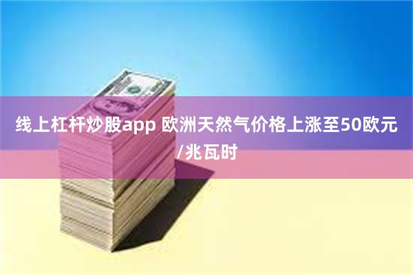 线上杠杆炒股app 欧洲天然气价格上涨至50欧元/兆瓦时